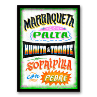 Cuadro Comidas