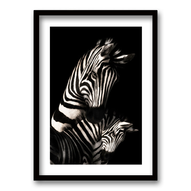 Cuadro Zebra B/N