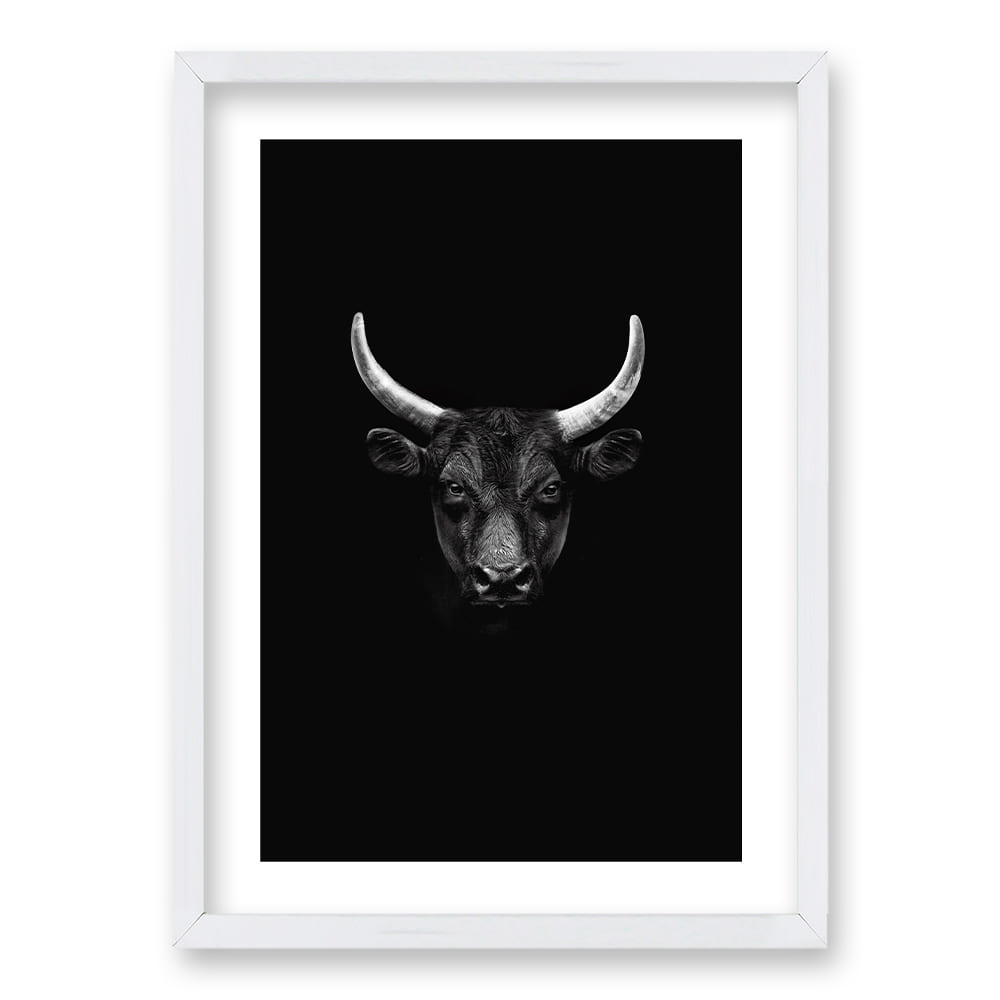 Cuadro Toro B/N
