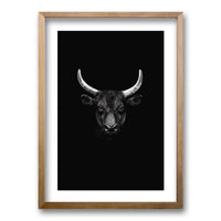 Cuadro Toro B/N