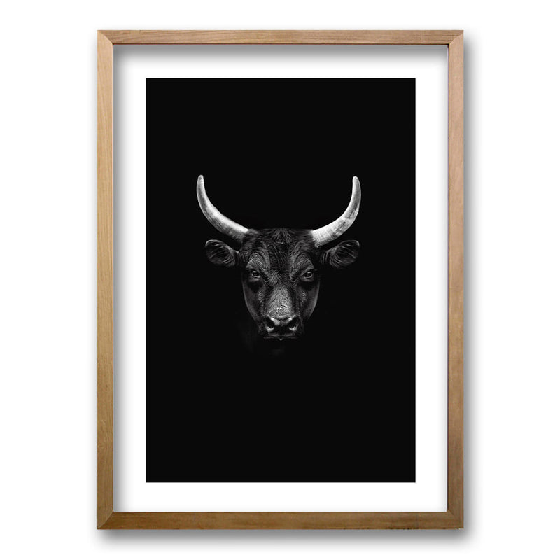 Cuadro Toro B/N