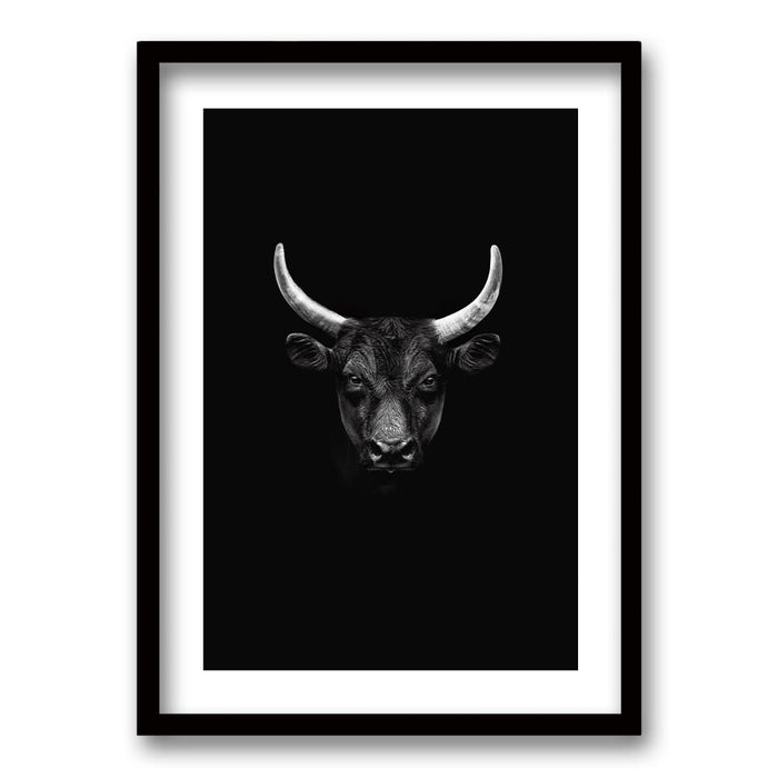 Cuadro Toro B/N