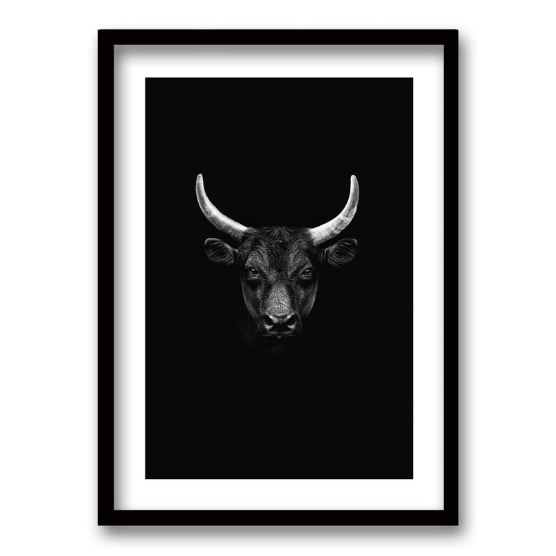 Cuadro Toro B/N