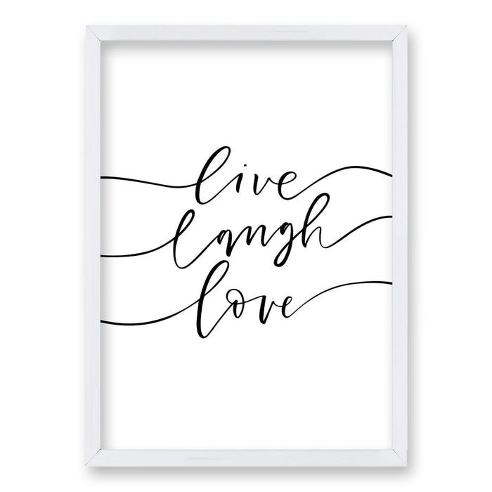 Cuadro Live, Laugh, Love