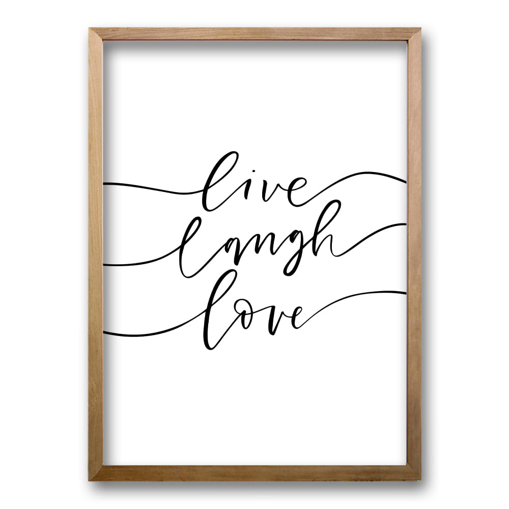 Cuadro Live, Laugh, Love