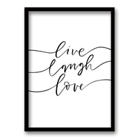 Cuadro Live, Laugh, Love