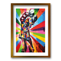 Cuadro Beso Mural
