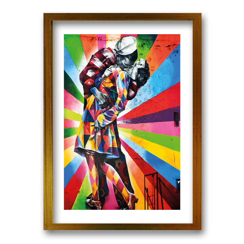 Cuadro Beso Mural