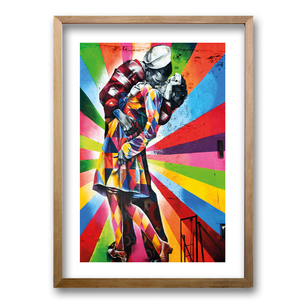 Cuadro Beso Mural