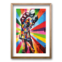 Cuadro Beso Mural
