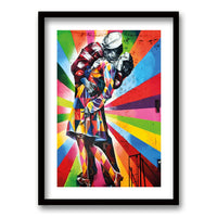 Cuadro Beso Mural