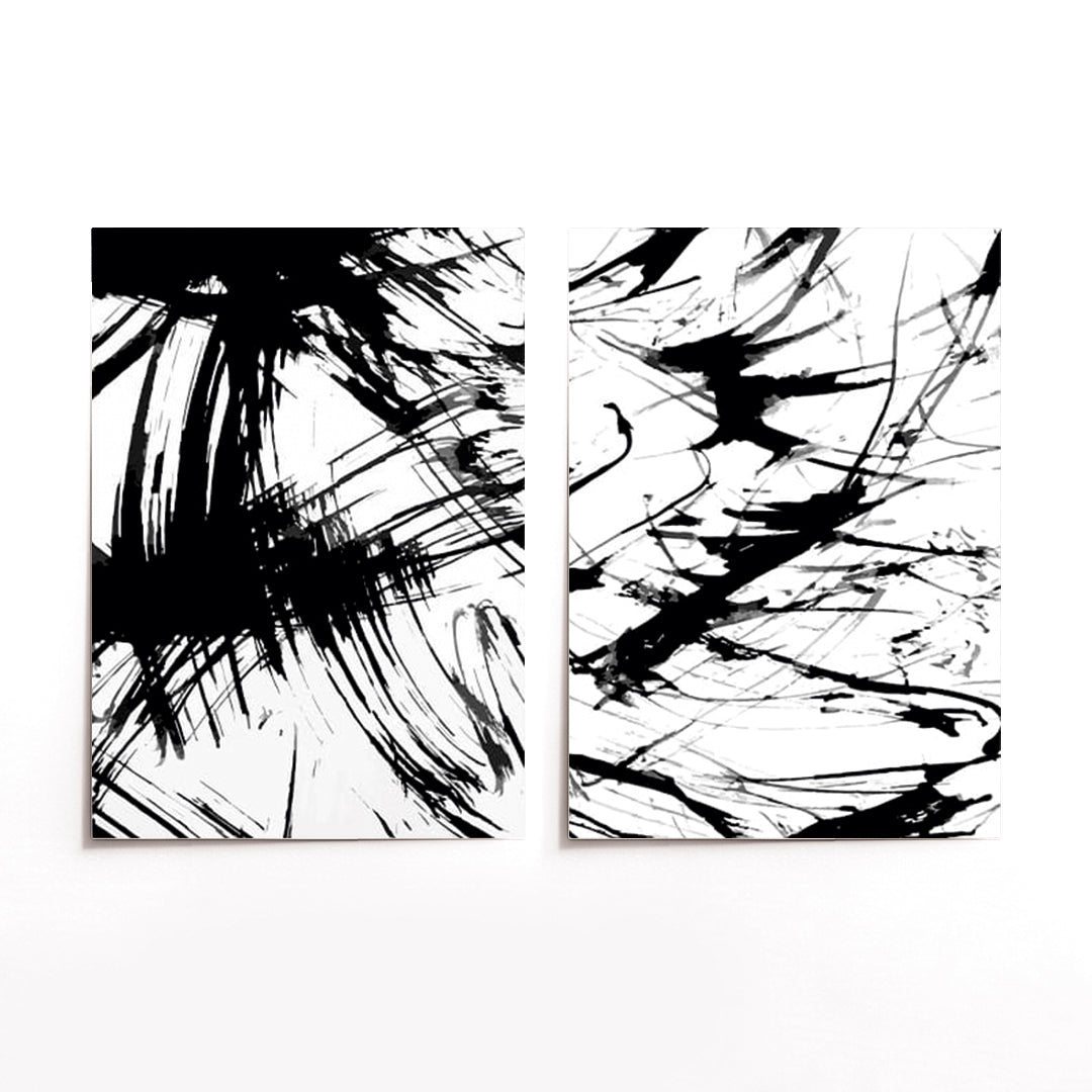 Cuadro Duo Abstract Brush