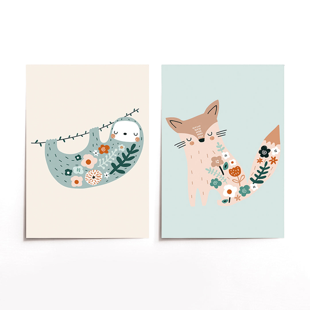 Cuadro Duo Animalitos