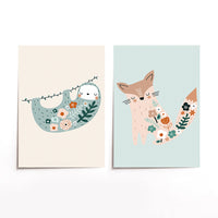 Cuadro Duo Animalitos