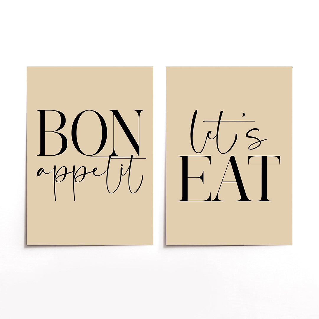 Cuadro Duo Bon Appetit