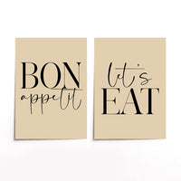 Cuadro Duo Bon Appetit