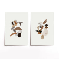 Cuadro Duo Figuración Abstracta