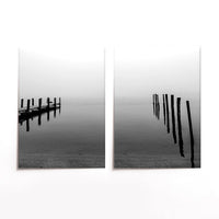 Cuadro Duo Horizonte Oscuro