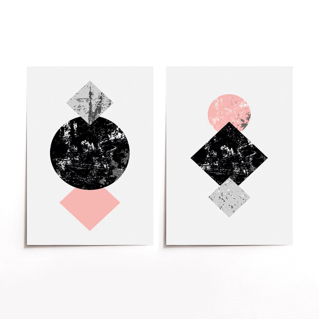 Cuadro Duo Negro Pink