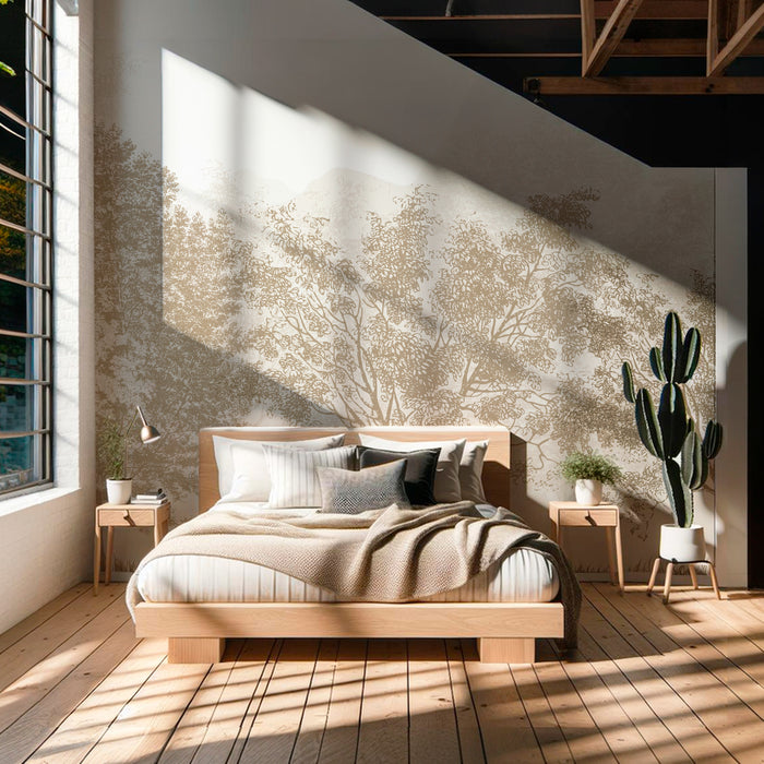 Papel Mural Árboles Pacíficos
