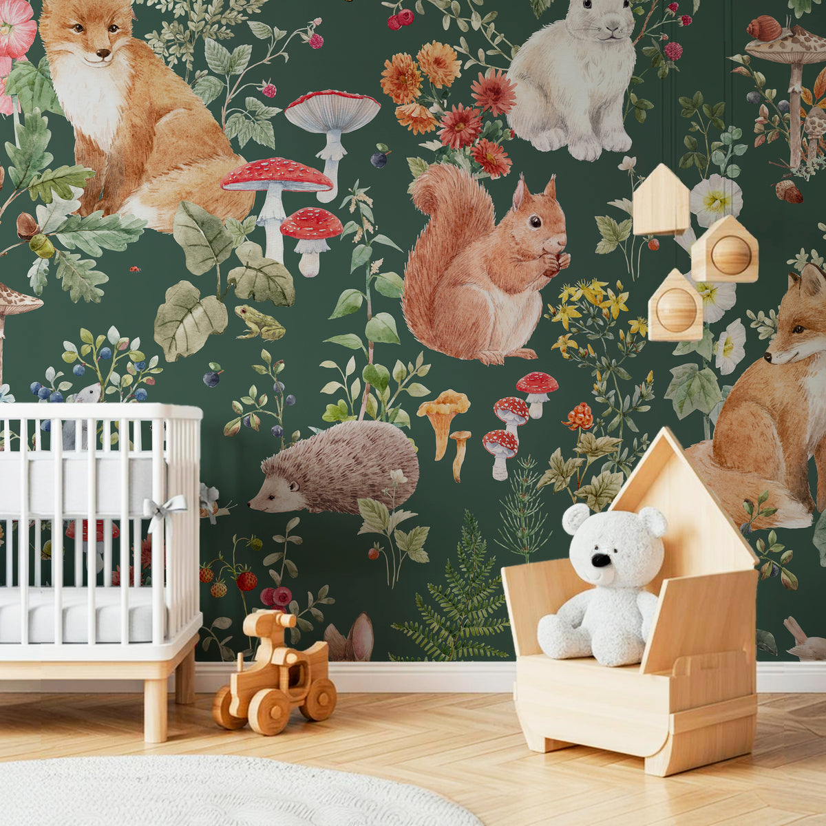 Papel Mural Animal Green