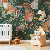 Papel Mural Animal Green