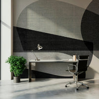 Papel Mural Geometría Gris