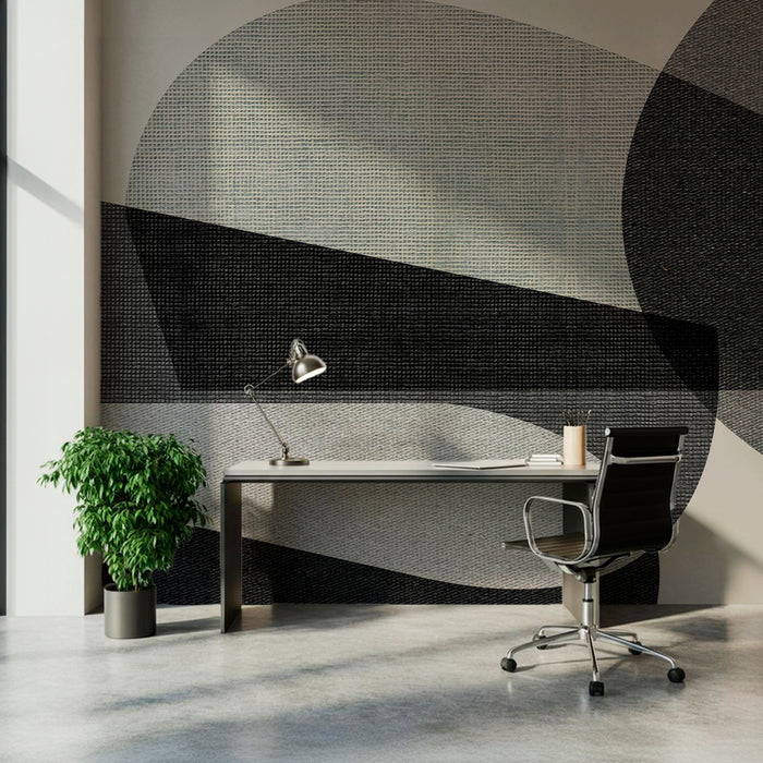 Papel Mural Geometría Gris