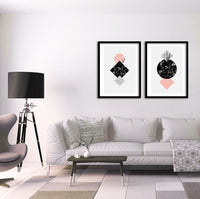 Cuadro Duo Negro Pink