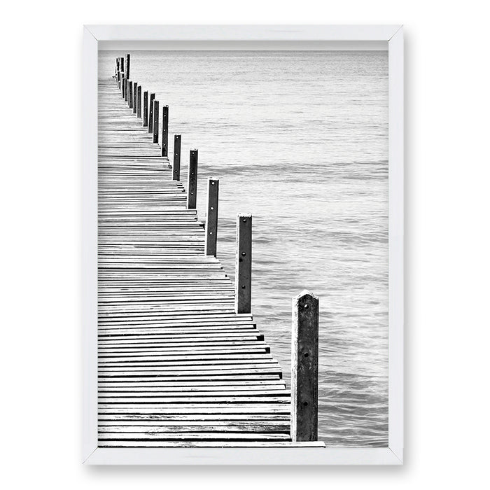 Cuadro Muelle en Gris I