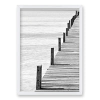 Cuadro Muelle en Gris II