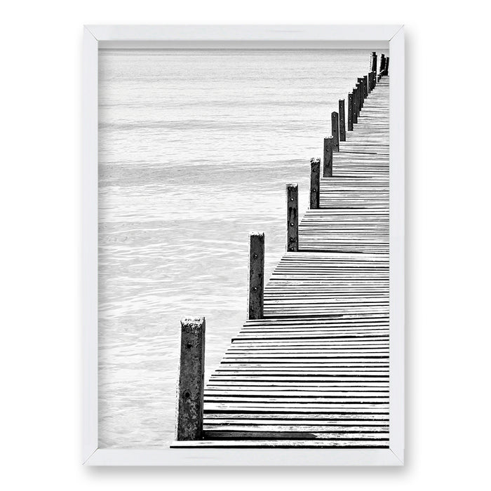 Cuadro Muelle en Gris II