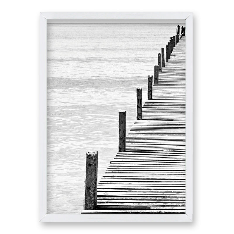 Cuadro Muelle en Gris II