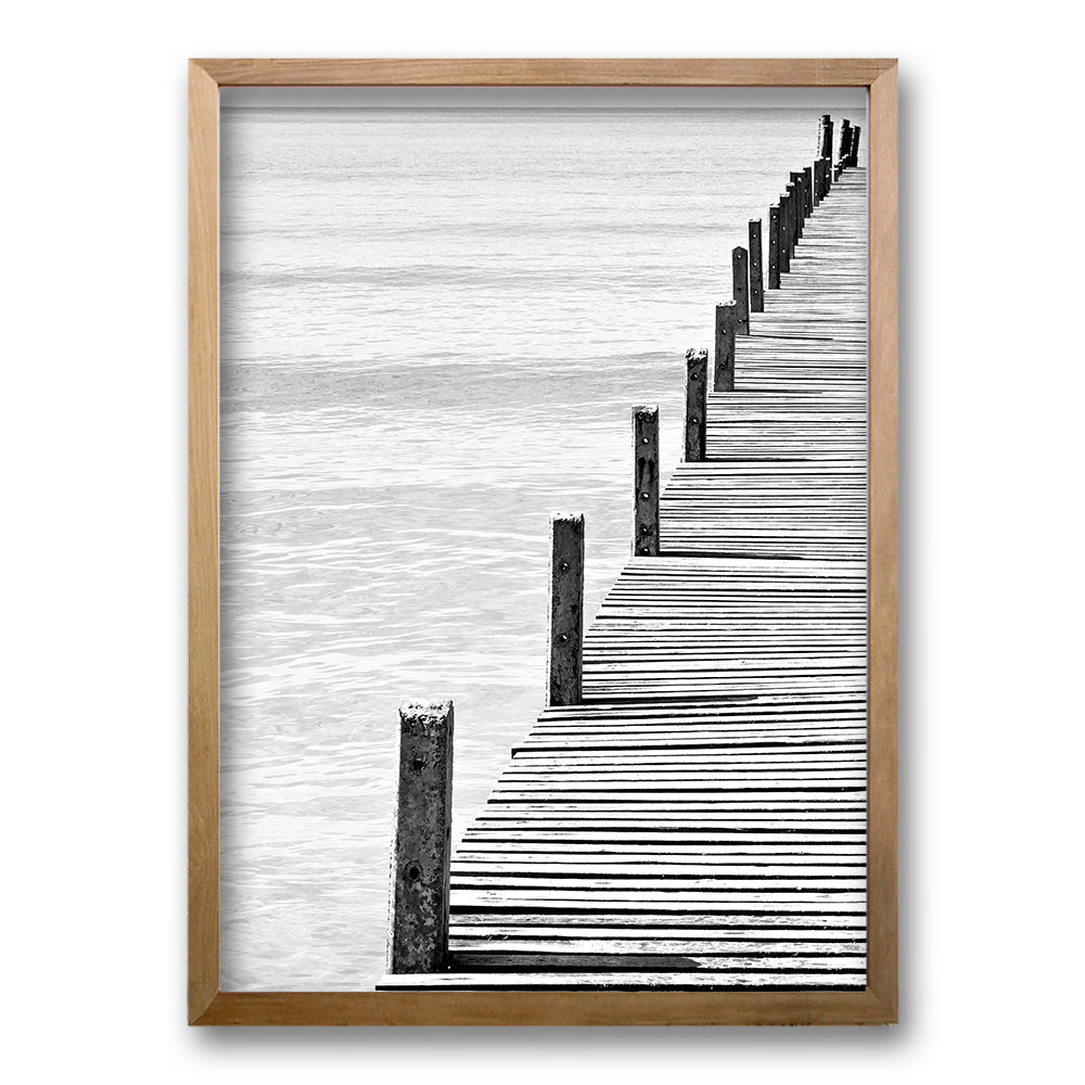 Cuadro Muelle en Gris II