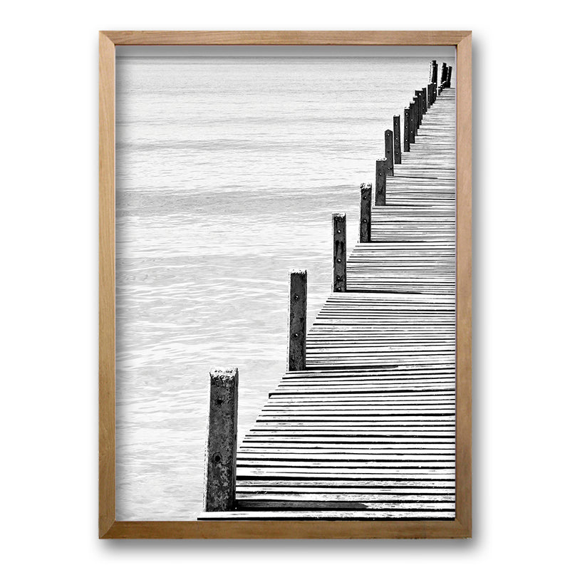 Cuadro Muelle en Gris II