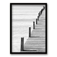 Cuadro Muelle en Gris II