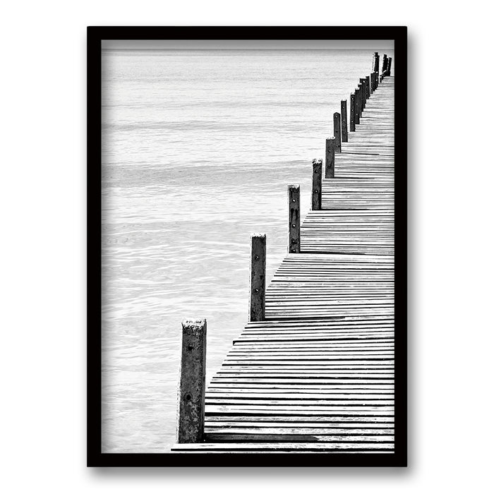 Cuadro Muelle en Gris II