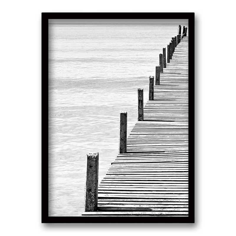 Cuadro Muelle en Gris II