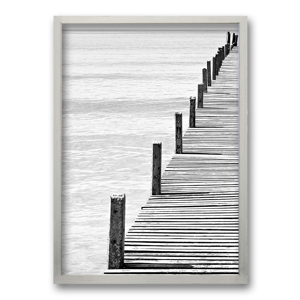Cuadro Muelle en Gris II