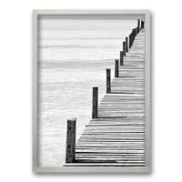 Cuadro Muelle en Gris II