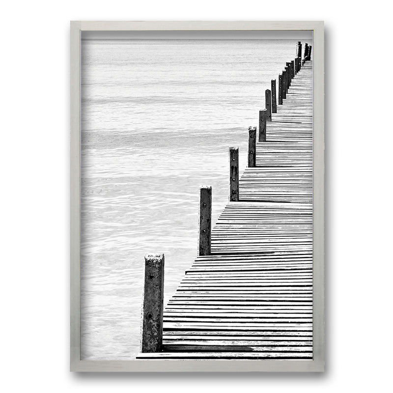 Cuadro Muelle en Gris II