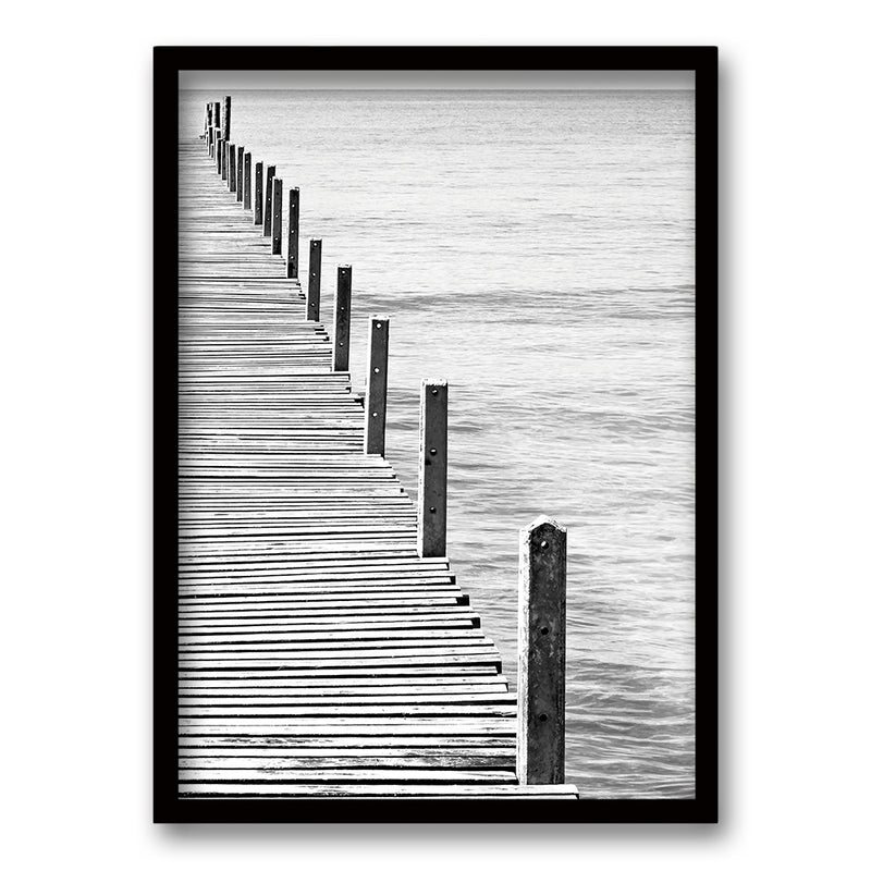 Cuadro Muelle en Gris I