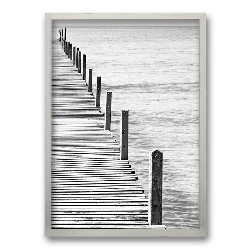 Cuadro Muelle en Gris I