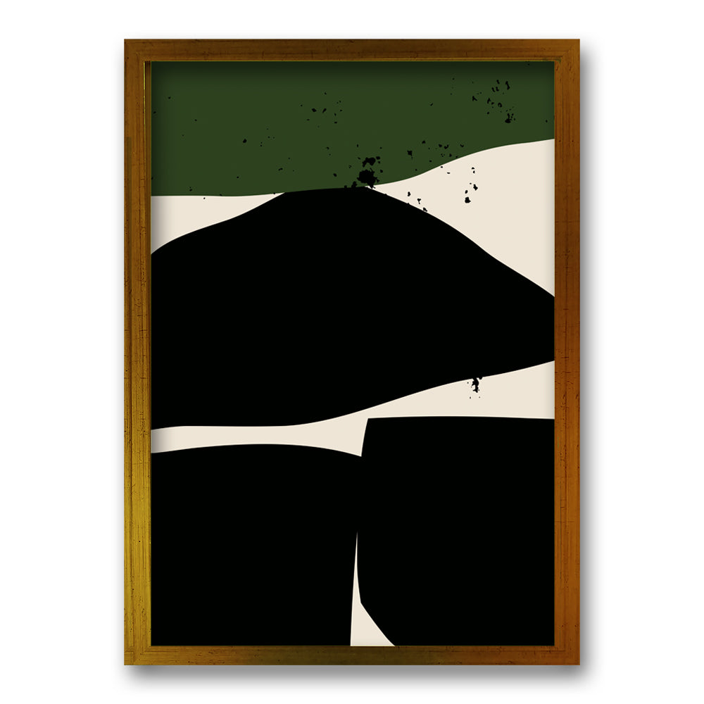 Cuadro Negro y Olivo I