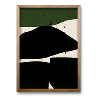 Cuadro Negro y Olivo I