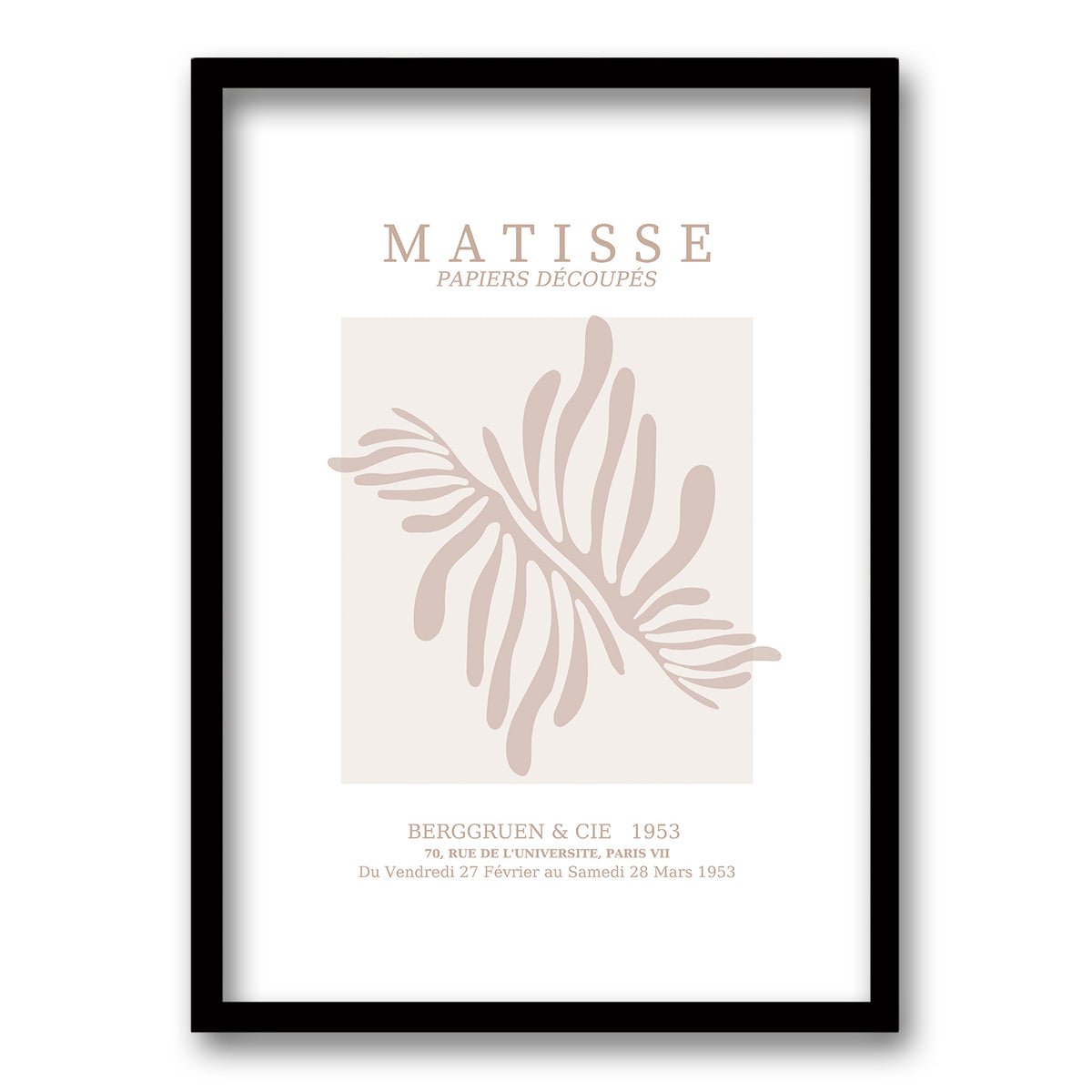 Cuadro Matisse Rose II