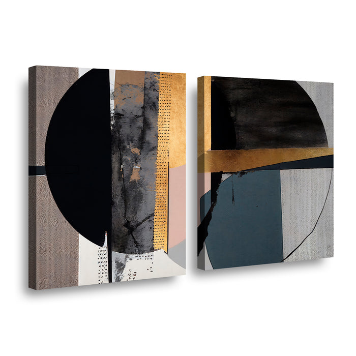 Canvas duo Ocaso fragmentados