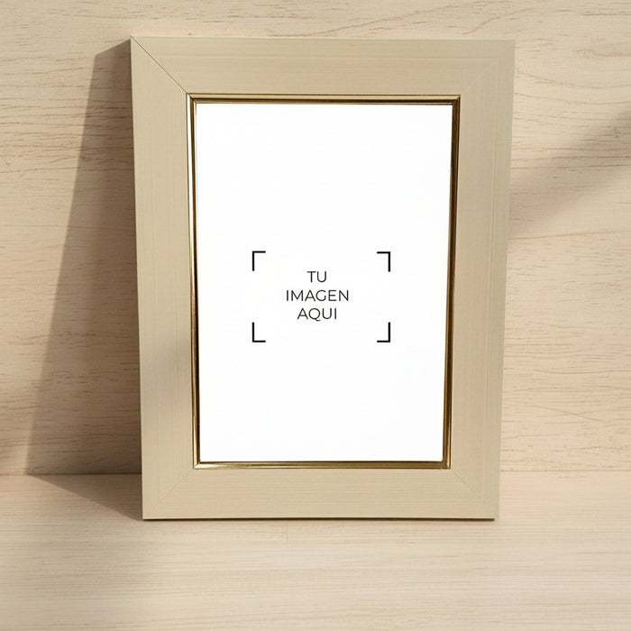 Portaretrato Moldura Clara