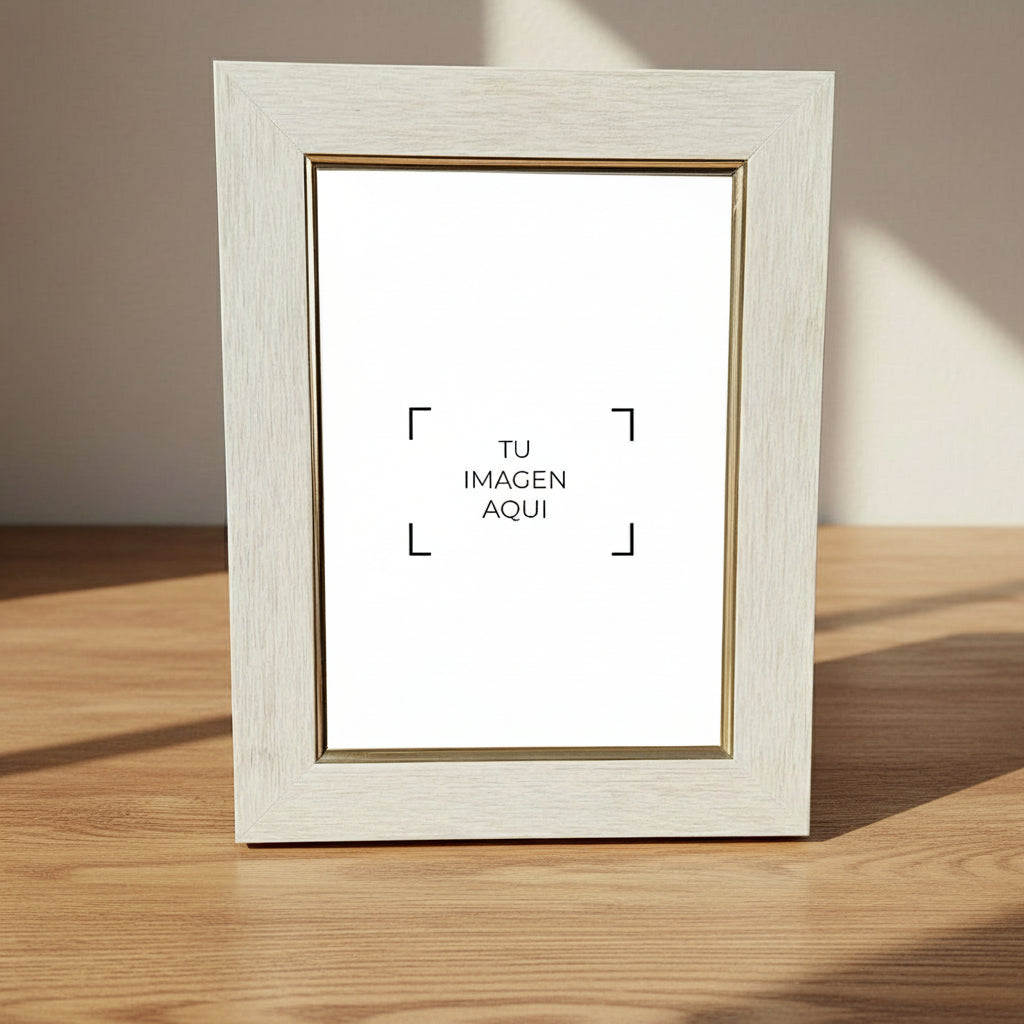 Portaretrato Moldura Clara
