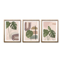 Cuadro Trio Madera Otoño